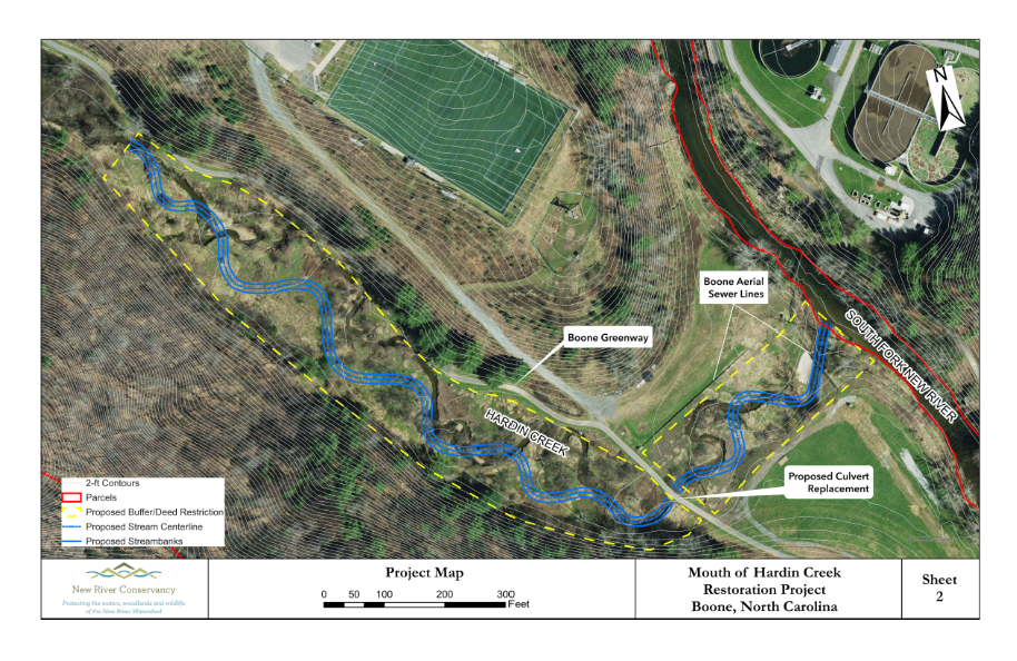 A cure for urban stream syndrome on Hardin Creek, Boone, NC closes part of Greenway Trail