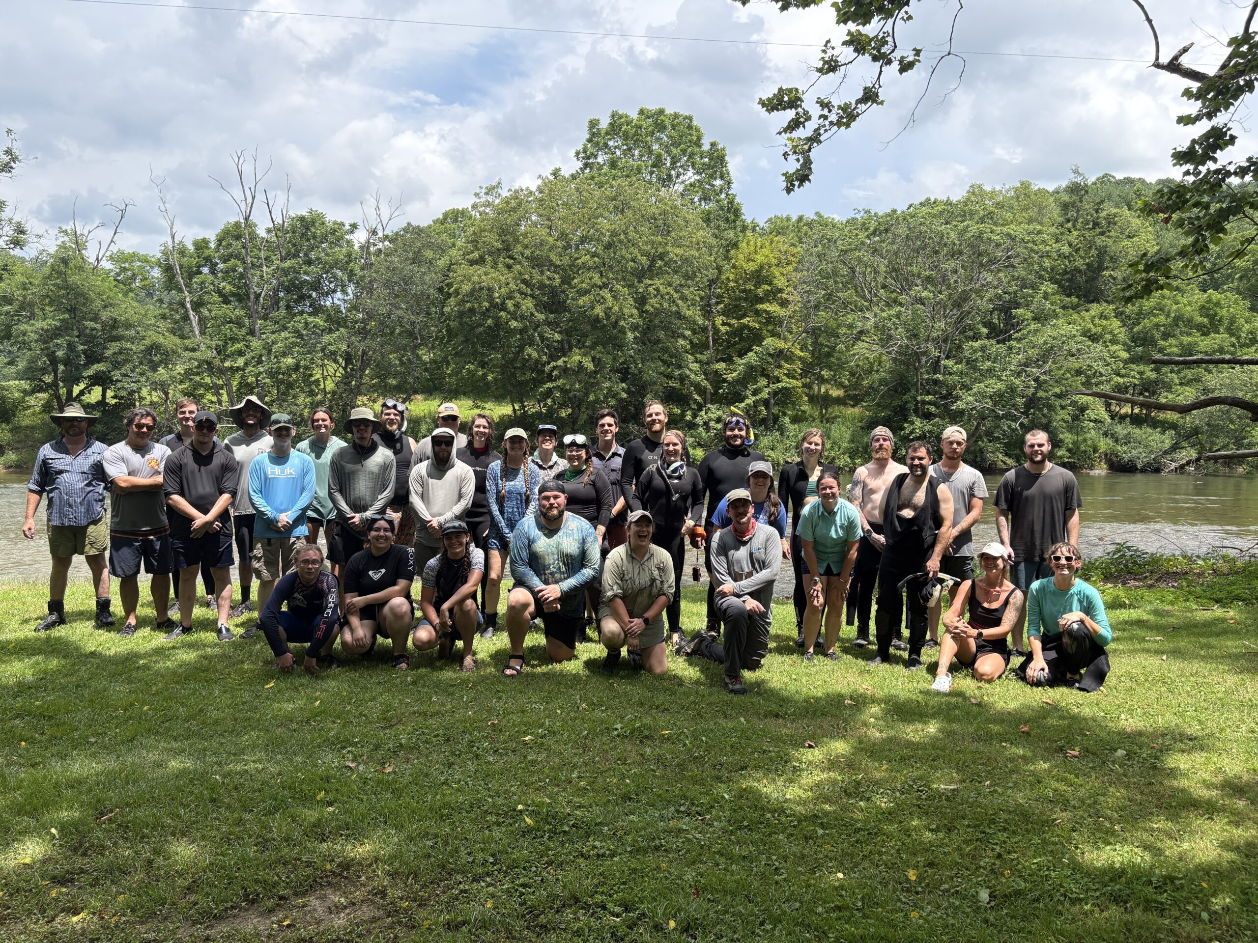 Annual hellbender surveys continue in the South Fork of the New River  